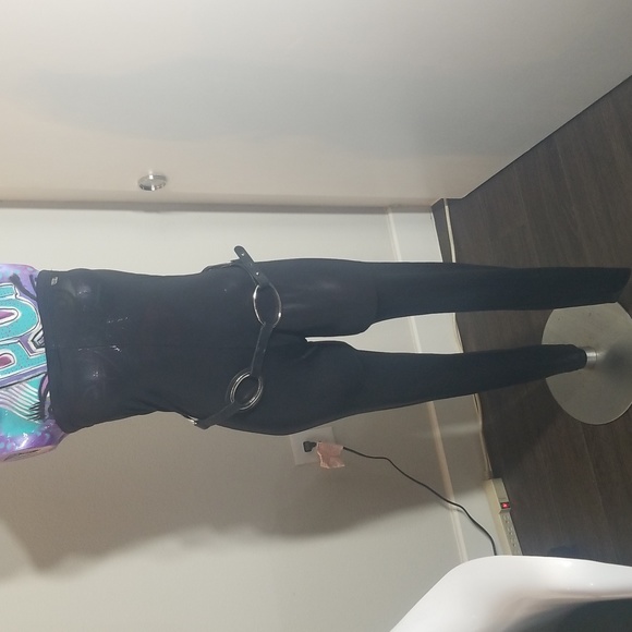 Miss Sixty Pants - Miss Sixty Small Black tube top to ankle/ one piece catsuit